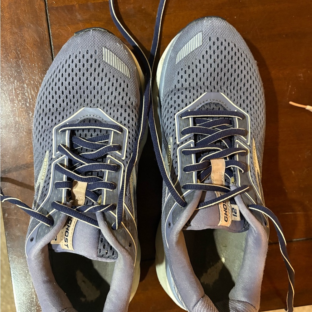 Woman’s purple Running Shoes. Brooks ghost 12.